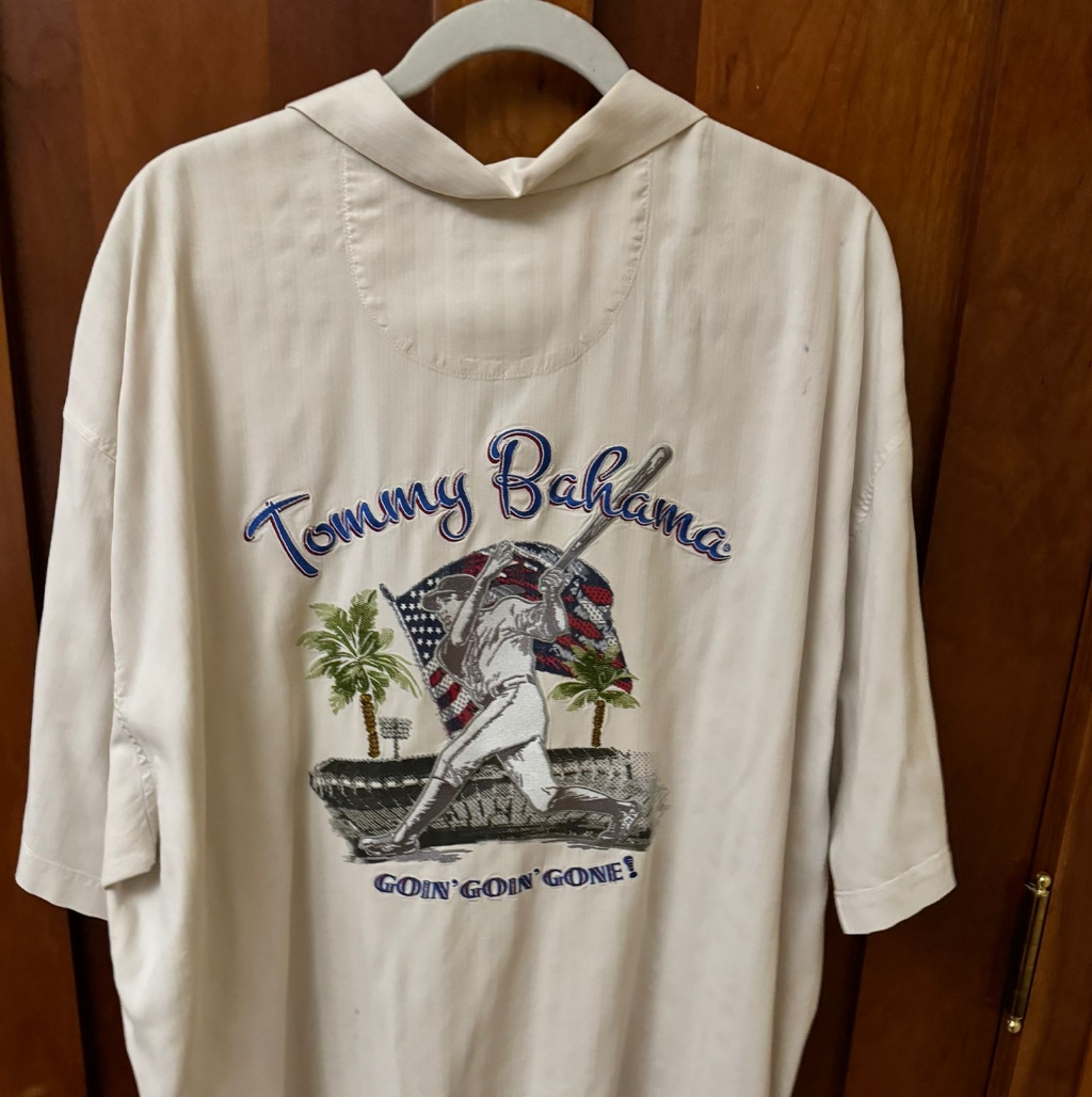 Tommy Bahama Xxxl Men's Shirt (Whitesox Baseball Theme)